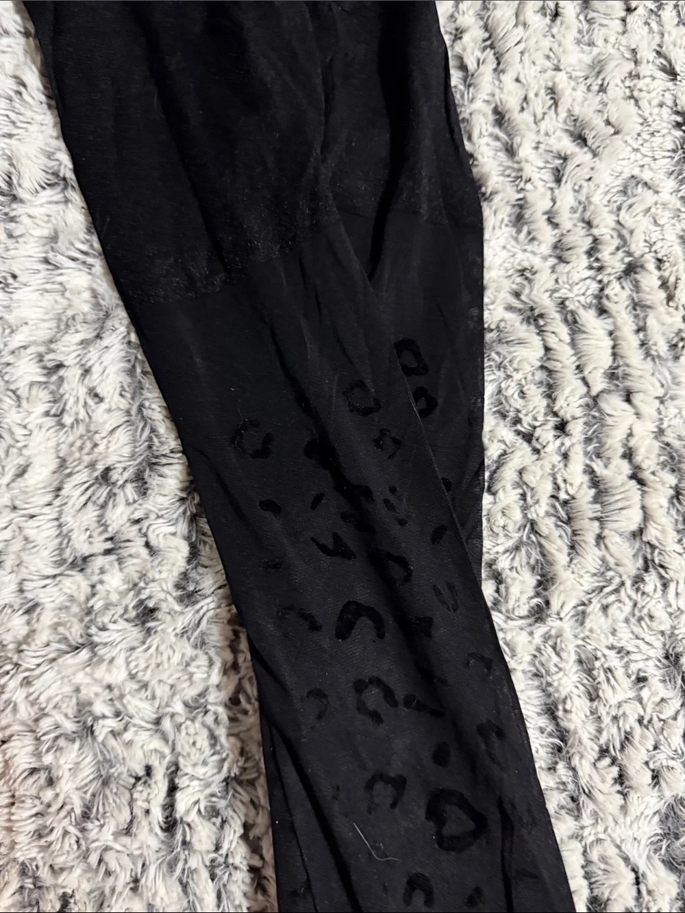Pack of Women's Black Patterned & Embellished Tights